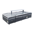 Supermarket Komersial Pintu Kaca Deep Display Freezer